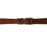 کمر بند چرم طبیعی - چرم گاوی (قهوه ای) - سگک آهنی