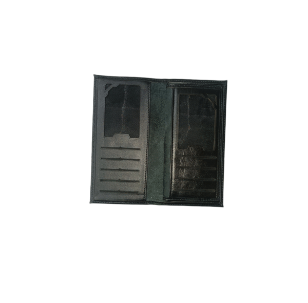 کیف پول بزرگ چرم طبیعی مشکی
