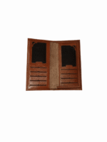 کیف پول مردانه بزرگ کشیده (قهوه ای) کلاسیک