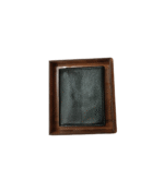 کیف پول چرمی کوچک مشکی - جعبه فندوقی