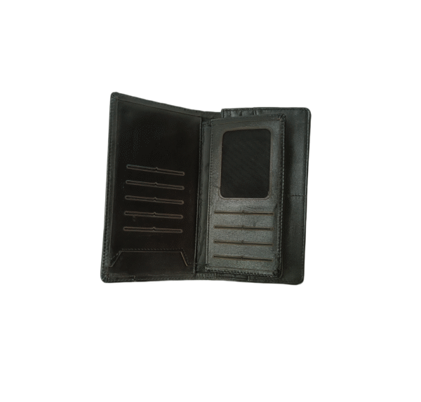 کیف مردانه پول چرم طبیعی طرح دار